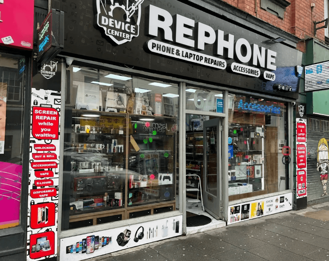 Rephone store front on London Road, Liverpool